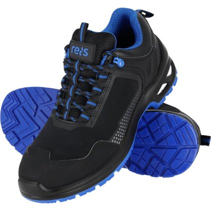 BUTY BEZPIECZNE pre mužov (Farba čierna-modrá 2, Veľkosť 39)