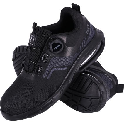 BUTY BEZPIECZNE pre mužov (Farba čierna-šedá, Veľkosť 39)