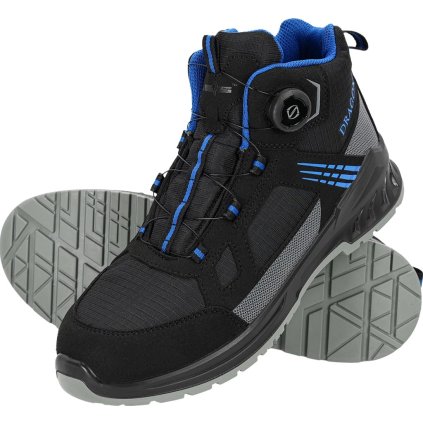 BUTY BEZPIECZNE pre mužov (Farba čierna-modrá 2, Veľkosť 39)