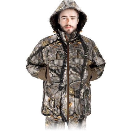 Zateplená poľovnícka bunda CAMO FOREST REIS