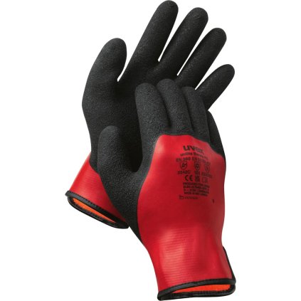 RĘKAWICE OCHRONNE pre mužov (Farba červená-čierna, Veľkosť 7)