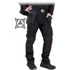 Ochranné nohavice s dlhým pásom pre mužov (Farba Čierna, Veľkosť 46)