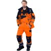 27328 1 ochranne nohavice bigbang s izolaciou pre muzov farba oranzovo namorna modra velkost 2xl