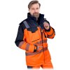 27340 1 izolovana ochranna bunda pre muzov farba oranzovo namorna modra velkost 2xl