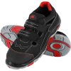 28615 bezpecnostna obuv pre muzov farba cierno sivo cervena velkost 39