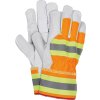 Ochranné rukavice pre mužov (Farba Oranžovo-Žltá-Sivo-Biela, Veľkosť 10)