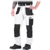 Ox.05.321 ogr-t ochranné nohavice v páse pre mužov (Farba Bielo-Čierno-Šedé, Veľkosť 44)