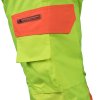 Zateplené reflexné pracovné nohavice do pása L.HOLLMAN