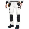 30178 7 ochranne nohavice s dlhym pasom pre muzov farba cierno biela velkost 46