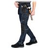 30178 ochranne nohavice s dlhym pasom pre muzov farba namornicka modra cierno biela velkost 46
