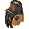 Ochranné rukavice pre mužov (Farba Čierno-Hnedá-Medová, Veľkosť 2XL)