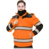 31138 izolovana ochranna bunda pre muzov farba oranzovo cierna velkost 2xl