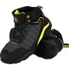 Bezpečnostná obuv pre mužov (Farba Čierna A Žltá, Veľkosť 39)