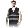 32671 8 vystrazna vesta pre muzov farba cierna velkost 2xl