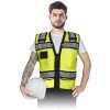 Výstražná vesta pre mužov (Farba Žltočierna, Veľkosť 2XL)