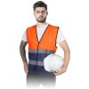Výstražná vesta pre mužov (Farba Oranžovo-Námorná Modrá, Veľkosť 2XL)