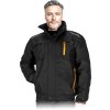 Izolovaná ochranná bunda pre mužov (Farba Čierna, Veľkosť 2XL)