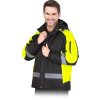 68758 12 kurtka ochronna ocieplana pre muzov farba cierna neonova zlta velkost 2xl