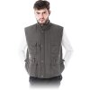 BEZRĘKAWNIK OCHRONNY OCIEPLANY pre mužov (Farba oceľovo-sivá, Veľkosť 2XL)
