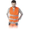 KAMIZELKA OSTRZEGAWCZA pre mužov (Farba oranžová, Veľkosť 2XL)