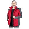 68791 11 kurtka ochronna ocieplana pre muzov farba cervena seda velkost 2xl