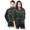 68899 36 bluza ochronna z polaru pre muzov farba tmavohnedo zelno siva velkost 2xl