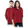 68899 37 bluza ochronna z polaru pre muzov farba tmavo cervena velkost 2xl