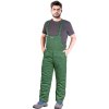 69061 9 spodnie ochronne ogrodniczki ocieplane pre muzov farba zelena velkost 2xl