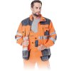 BLUZA OCHRONNA pre mužov (Farba oranžová-ocelová-čierna, Veľkosť 2XL)