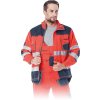 BLUZA OCHRONNA pre mužov (Farba červená-navy-reflexná sivá, Veľkosť 2XL)
