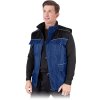 69928 7 bezrekawnik ochronny ocieplany pre muzov farba biela modra cierna velkost 2xl
