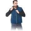 BEZRĘKAWNIK OCHRONNY OCIEPLANY pre mužov (Farba navy, Veľkosť L)
