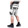 70300 20 spodnie ochronne do pasa krotkie pre muzov farba bielo siva velkost 2xl