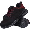 BUTY BEZPIECZNE pre mužov (Farba červená-čierna, Veľkosť 39)