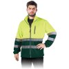 BLUZA OCHRONNA Z POLARU pre mužov (Farba žltá-zelená, Veľkosť 2XL)