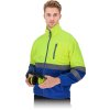 BLUZA OCHRONNA Z POLARU pre mužov (Farba žltá-modrá, Veľkosť 2XL)