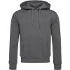 BLUZA Z KAPTUREM pre mužov (Farba grafitová, Veľkosť 2XL)