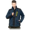 BLUZA OCHRONNA Z POLARU pre mužov (Farba námornícka-modrá-čierna-žltá, Veľkosť 2XL)