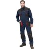 KOMBINEZON OCHRONNY pre mužov (Farba námornícka-modrá-čierna-červená, Veľkosť 46)