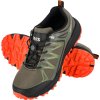 BUTY SPORTOWE pre mužov (Farba tmavo zelená-čierna-oranžová, Veľkosť 39)