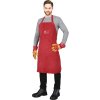 FARTUCH OCHRONNY SKÓRZANY DLA SPAWACZY pre mužov (Farba červená, Veľkosť uni (60x90))