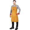 FARTUCH OCHRONNY SKÓRZANY DLA SPAWACZY pre mužov (Farba žltá, Veľkosť uni (60x90))