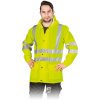 KURTKA OCHRONNA PRZECIWDESZCZOWA pre mužov (Farba žltá, Veľkosť 2XL)