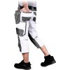 75949 12 spodnie ochronne do pasa krotkie pre muzov farba bielo siva velkost 2xl