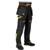 76471 7 spodnie ochronne do pasa pre muzov farba cierna zlta oranzova velkost 46