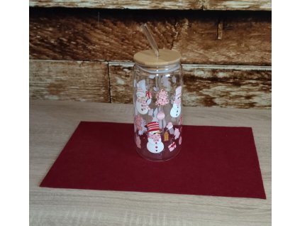 Vánoční motiv č.4 sněhuláci