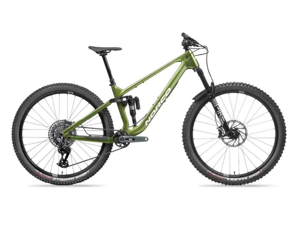 Norco Fluid C1 Green/White 29 AXS T-Type 2025 (Velikost S, Rok 2025)
