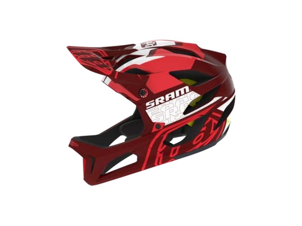 Přilba Troy Lee Designs STAGE MIPS SRAM VECTOR RED (11553800) 2024 (Velikost XS-S)