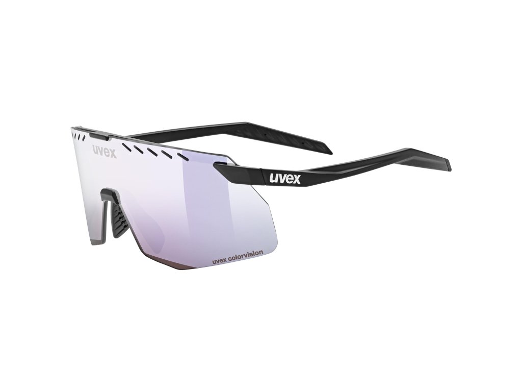 Brýle Uvex PACE STAGE S CV BLACK MAT/MIR.PINK (S5330732281)