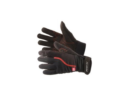Rukavice Rex Kuusamo black/red (Velikost M)